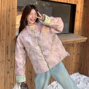 【现货】90绒新中式羽绒服2607-P255-K358图片