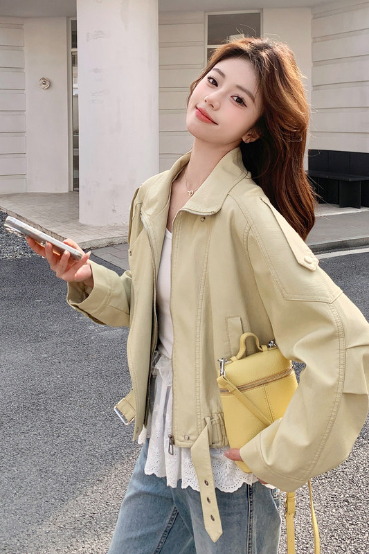 【现货】休闲皮衣8172-P165-K268,女装皮衣,浙宝189