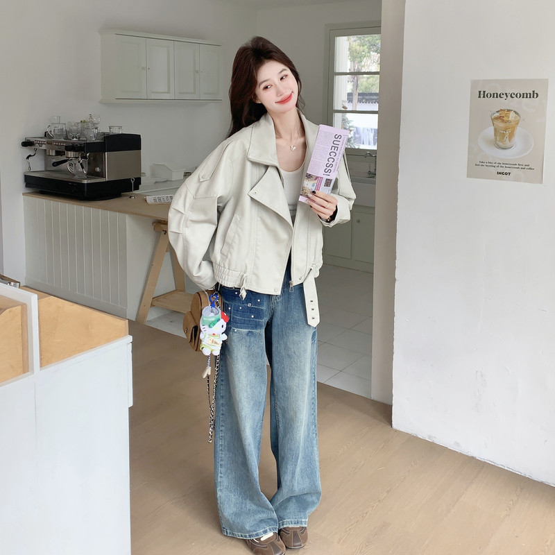 【现货】26春休闲百搭舒适皮衣8172-P165-K268,女装皮衣,浙宝189