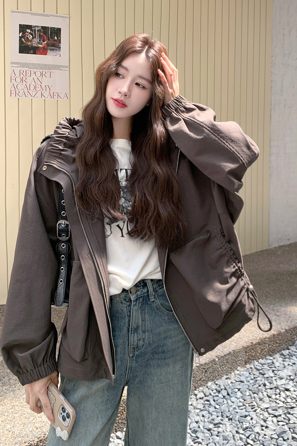 【现货】工装休闲外套8105-P165-K268,女装短外套,浙宝189