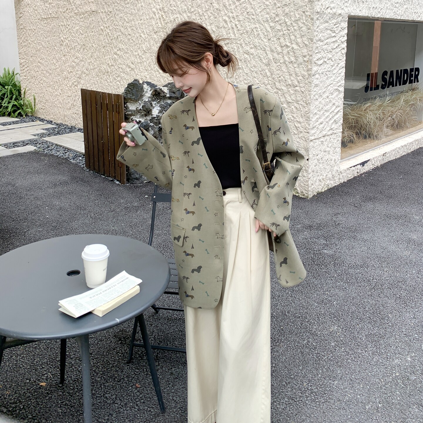 【现货】松弛感韩系西服外套8103-P165-K238,女装西装,浙宝189