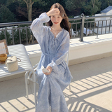 【现货】可变领宽松仙女长裙791-P135-K198，女装连衣裙，浙宝189