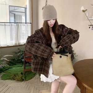 【现货】格纹连帽休闲外套8115-P175-K248图片