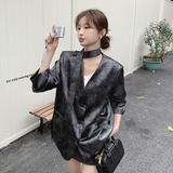 【现货】扎染领带可摘西服外套793-P155-K238，女装西装，浙宝189