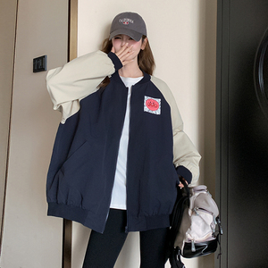 【现货】撞色宽松休闲棒球服外套797-P145-K08图片
