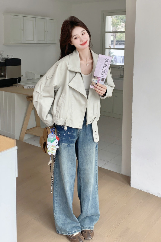 【现货】26春休闲百搭舒适皮衣8172-P165-K268,女装皮衣,浙宝189