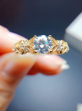 S925银戒指空托圆5圆6mm