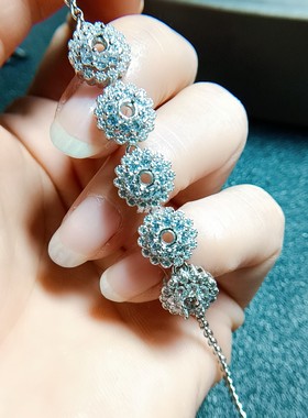 女生925纯银银托手链