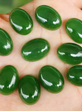 裸石戒面天然新疆和田碧玉规格