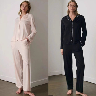 人手要囤!SKIN家居套万众期待长袖+长裤套装装温温柔柔 60支PIMA