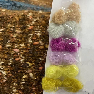 圣诞新年系列明媚气质意大利Lineapiu纱开衫毛衣蓬松绒感云朵针织