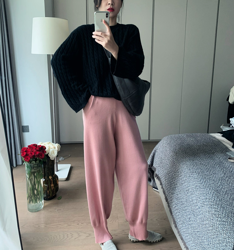 松紧欧美休闲长款三色