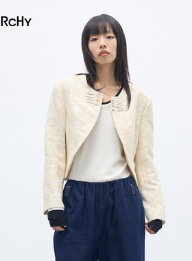 LARCHY来尔佳昵2025秋装中式短外套