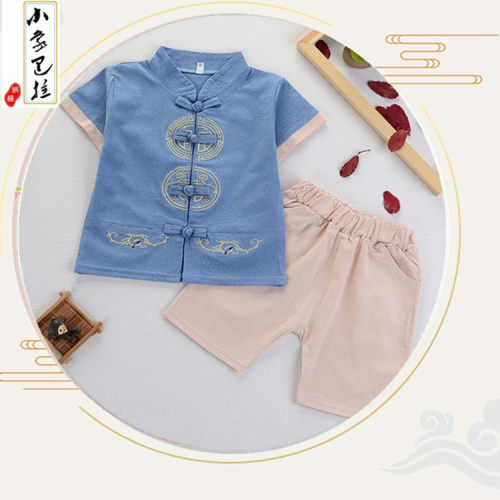 童装汉服儿童复古改良唐装夏