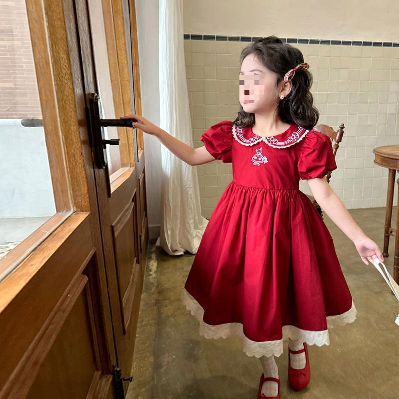 女童连衣裙2025春季新款蓬蓬