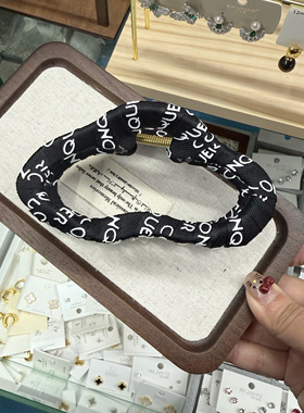 韩版布艺缠绕蝴蝶结发夹女生后脑勺盘发抓夹大号鲨鱼夹高级感发抓