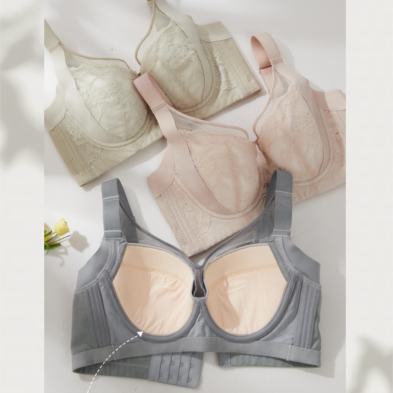 新品蔓婷雅软钢圈乳胶大胸全包上托收副乳调整型内衣文胸6670C杯