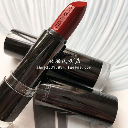 德国catrice黑管炫彩matt哑光磨砂唇膏复古红口红女 500