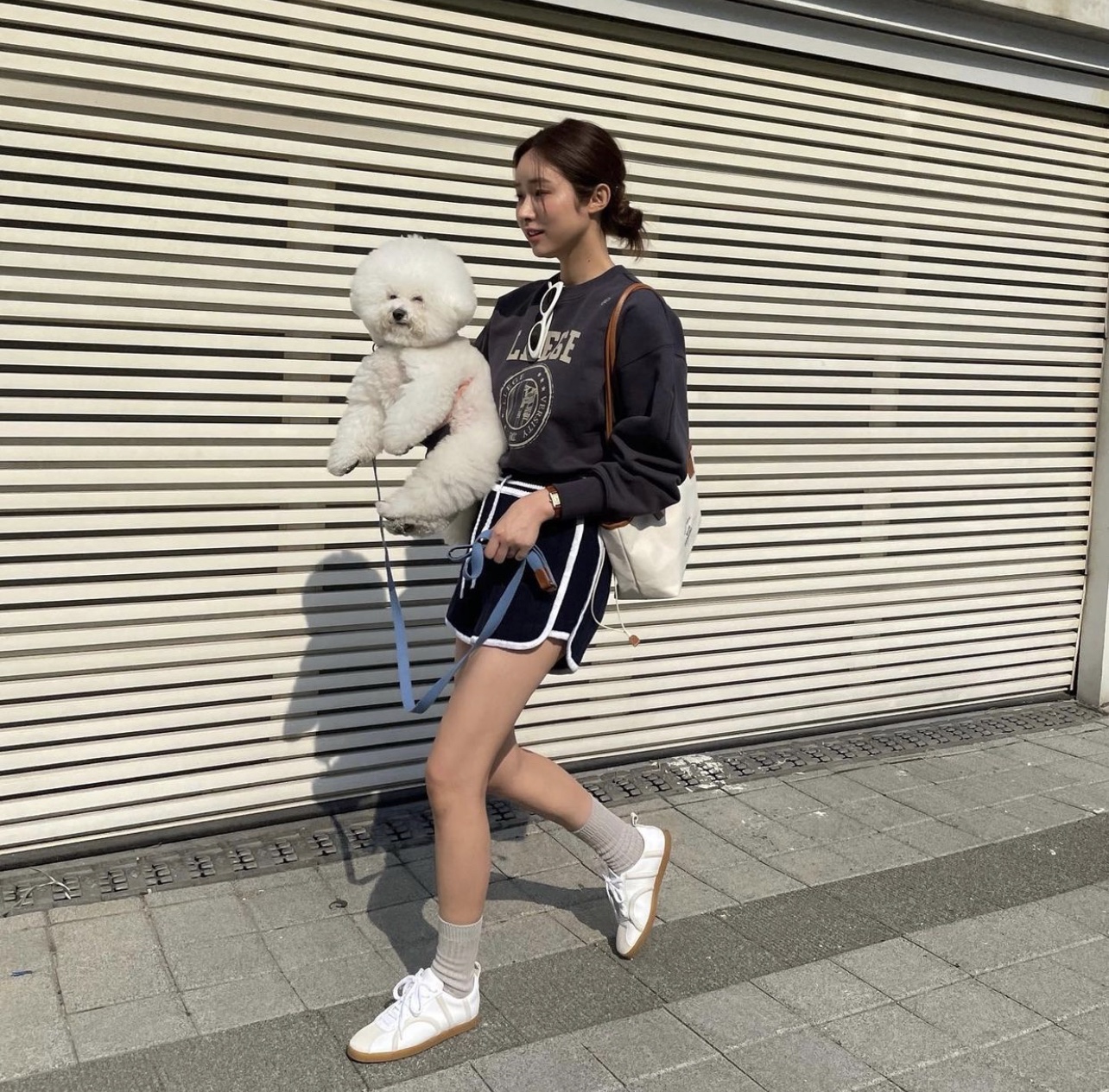 复古美式学院风刘亚仁运动卫衣