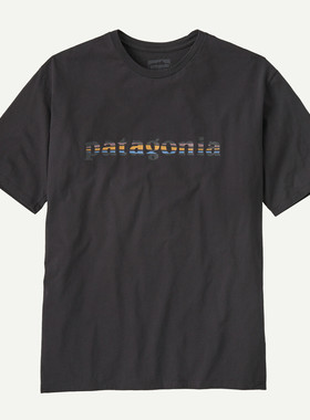 日本代购Patagonia巴塔哥尼亚26S '73文字标志有机棉短袖T恤37776