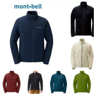 日本代购montbell CLIMAPLUS100男款立领抓绒衣保暖外套1106597
