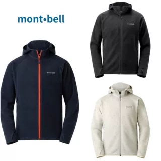 日本代购MONTBELL CLIMAPLUS 100男款运动弹力抓绒衣1106599