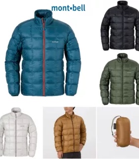 日本现货montbell Superior Down800蓬男款立领羽绒服5色1101661