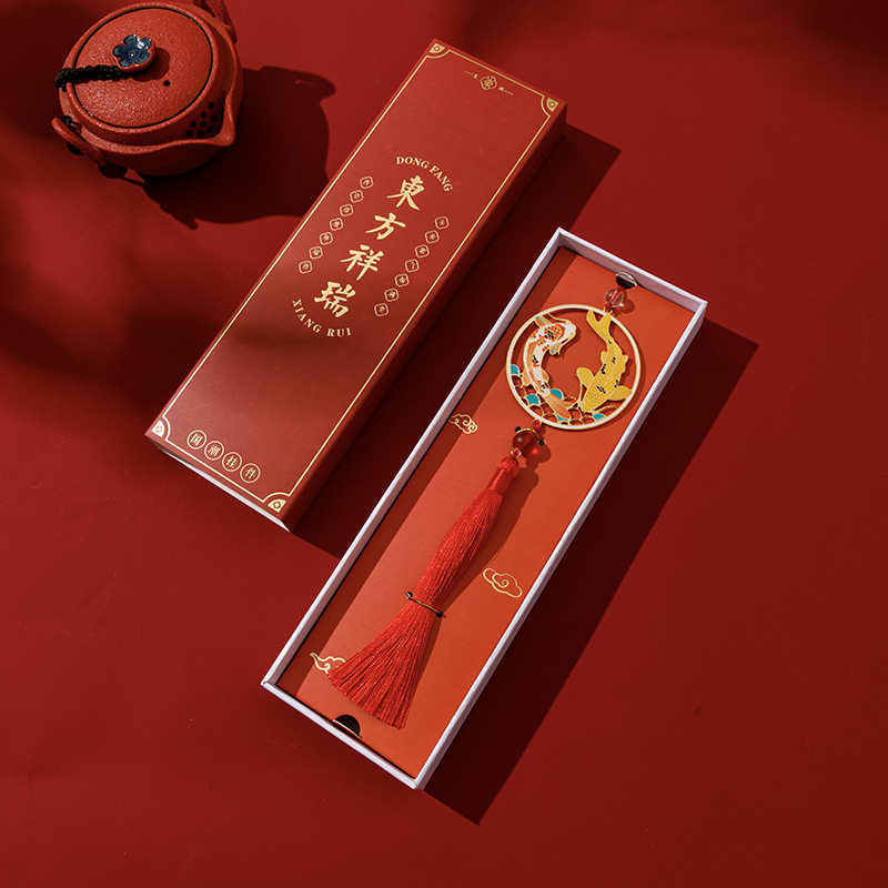 曲阜孔庙中国祥瑞国潮锦鲤挂件车挂包挂文创商务礼品伴手礼