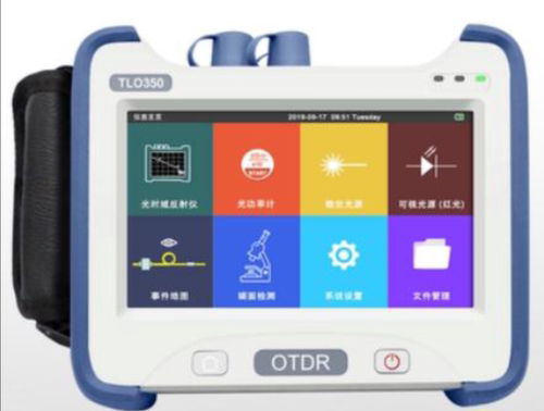 适用适用于于OTDR光纤测试仪TLO350屏幕高清防指纹膜 防反光防爆钢化膜