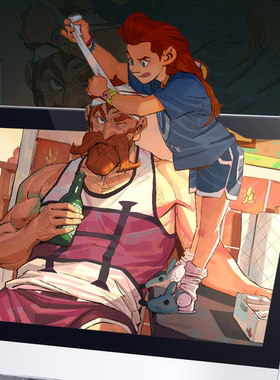 适用于BOSTO X3数位屏数位板手绘板一体机屏幕保护膜高清防刮书写类纸膜