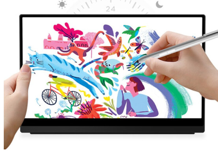 适用于EHOMEWEI L13 Pro 15.6英寸便携显示膜纤维钢化防蓝光类纸膜