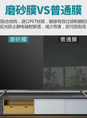 适用于定做37寸/39/40/42防辐射膜贴膜46/47/32液晶电视机屏幕保护屏幕贴膜