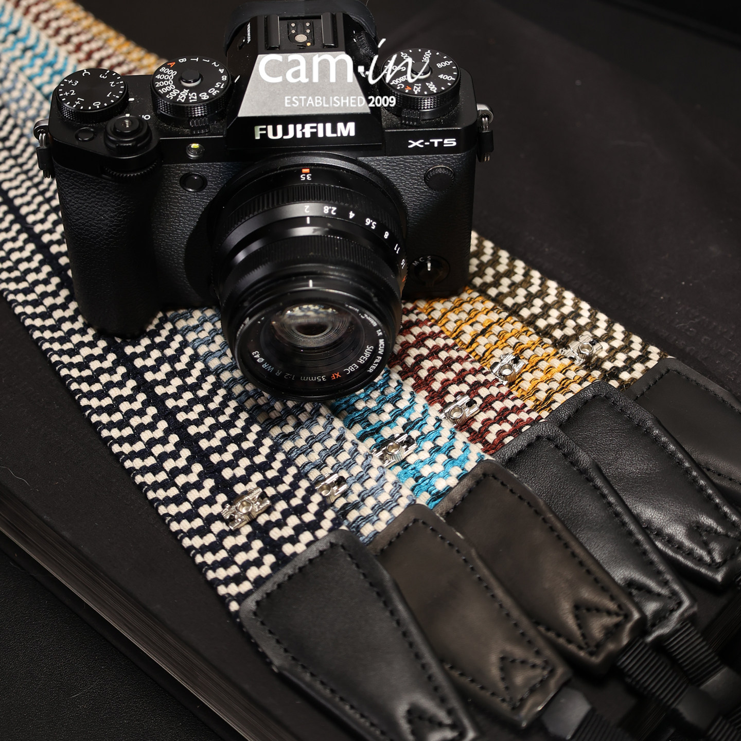 cam·in 相机背带新品编制系列适用佳能尼康富士索尼单反斜挎肩带