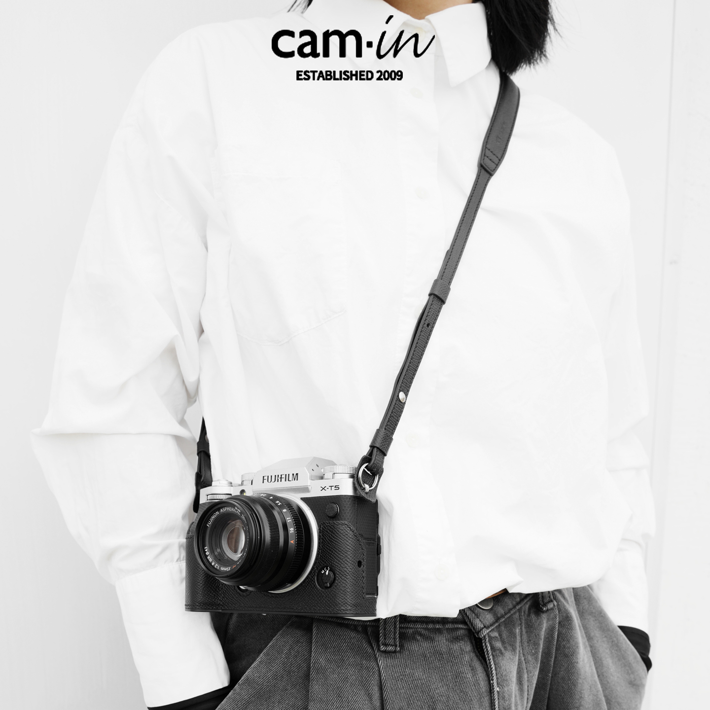 cam-in富士XT5半套真皮相机套