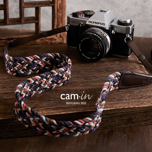 cam-in多彩编织单反相机背带