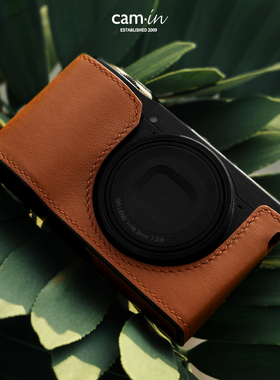 cam·in 理光GR4相机半包套swift系列真皮保护套复古皮质防磕皮套
