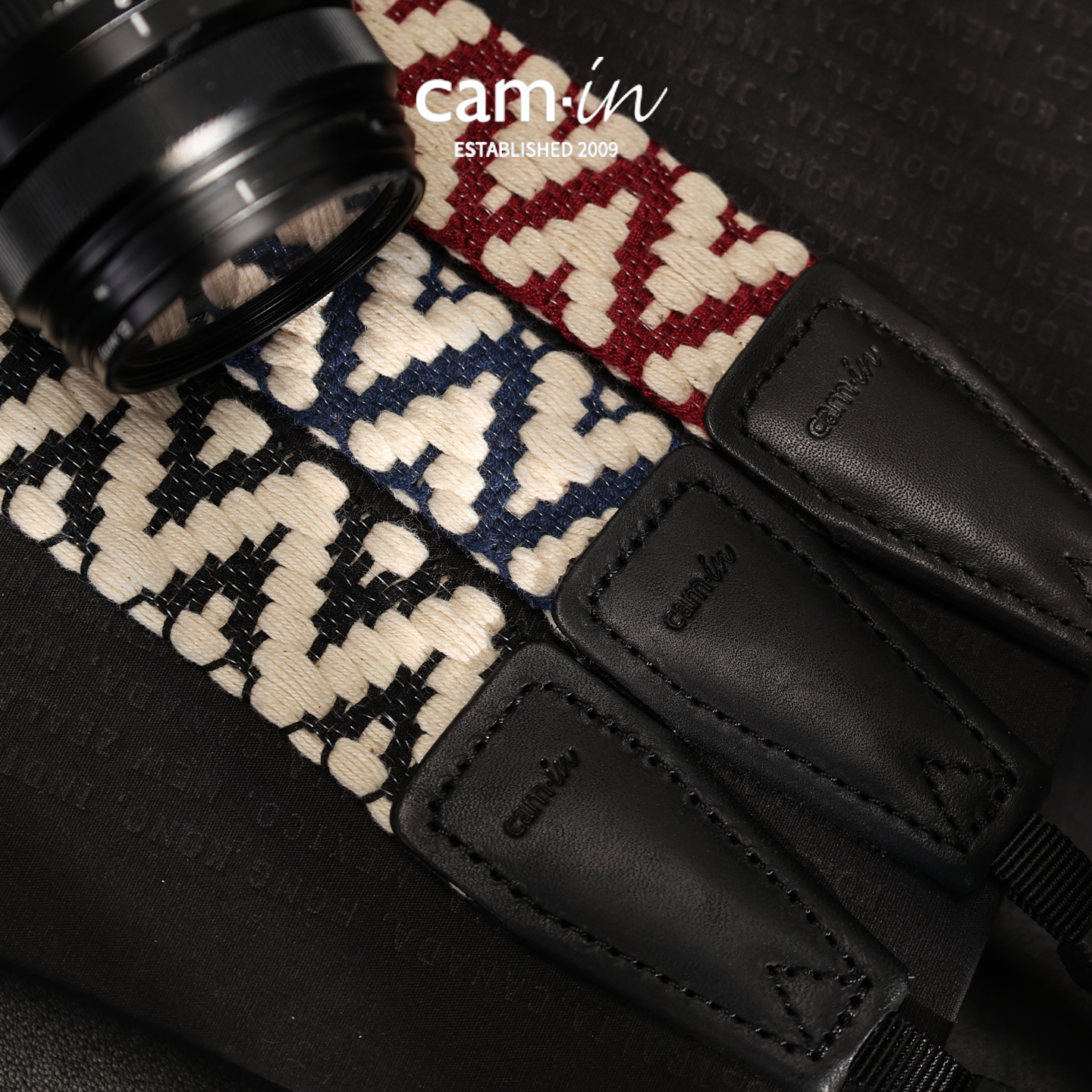 cam·in相机背带编制微单肩带