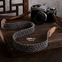 cam-in编织复古相机背带适用佳能尼康索尼富士周董MV同款相机肩带