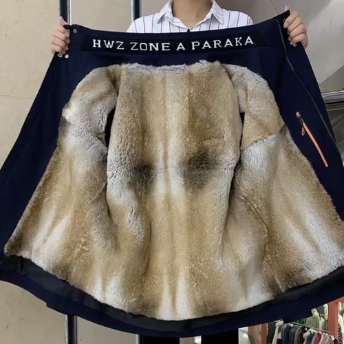 真皮草内胆派克服男内胆可拆卸