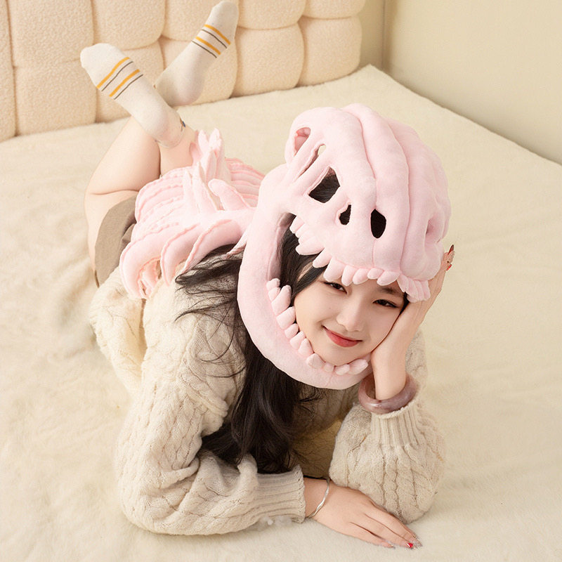 常州恐龙园鹿晗同款万圣节恐龙骨架小朋友帽子头枕纪念品可拆卸,玩具/童车/益智/积木/模型,毛绒/玩偶/公仔/布艺类玩具,淘宝优惠券,粉丝福利购,淘宝优惠卷