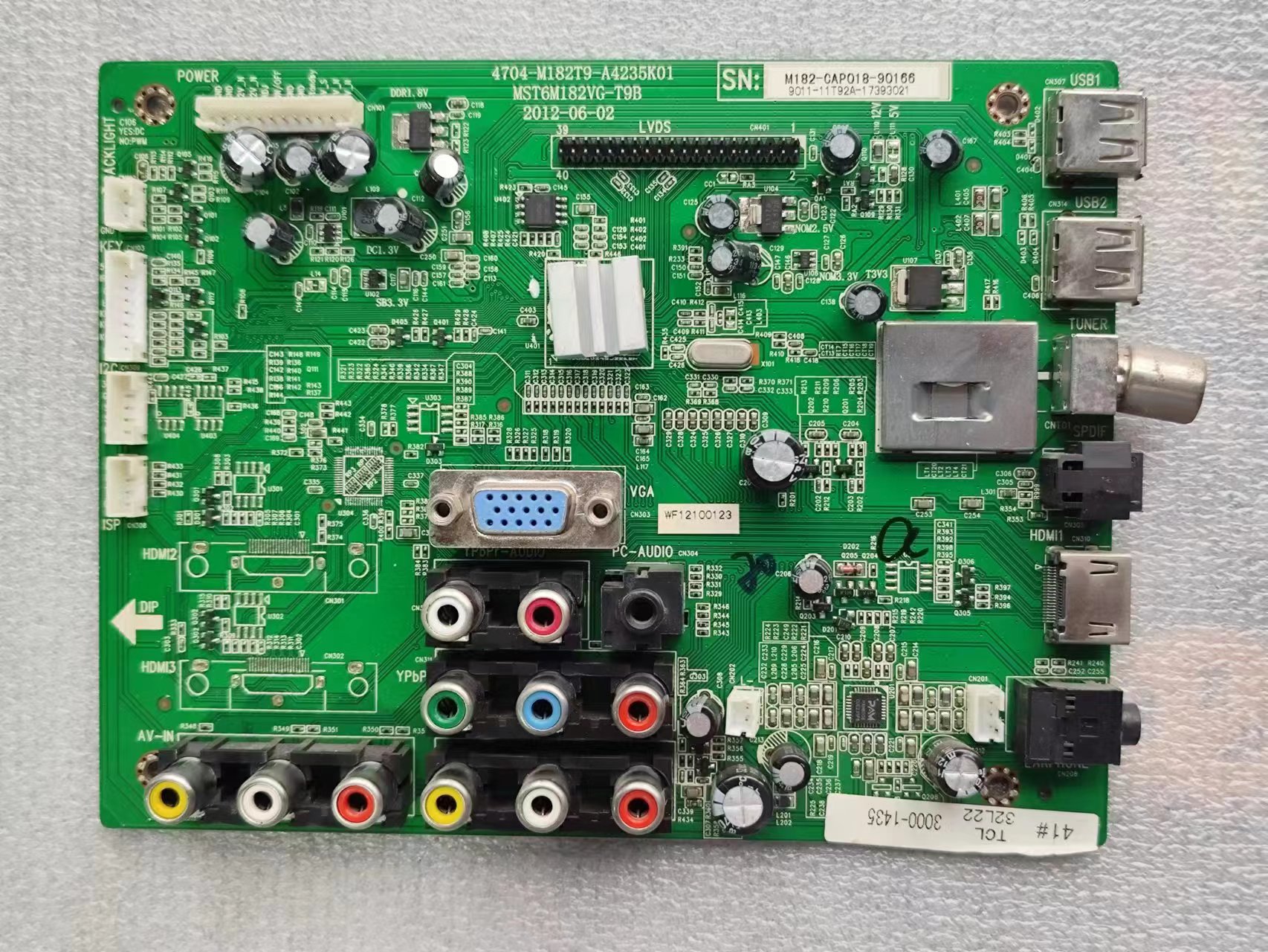 TCL主板液晶电视配件M182T9