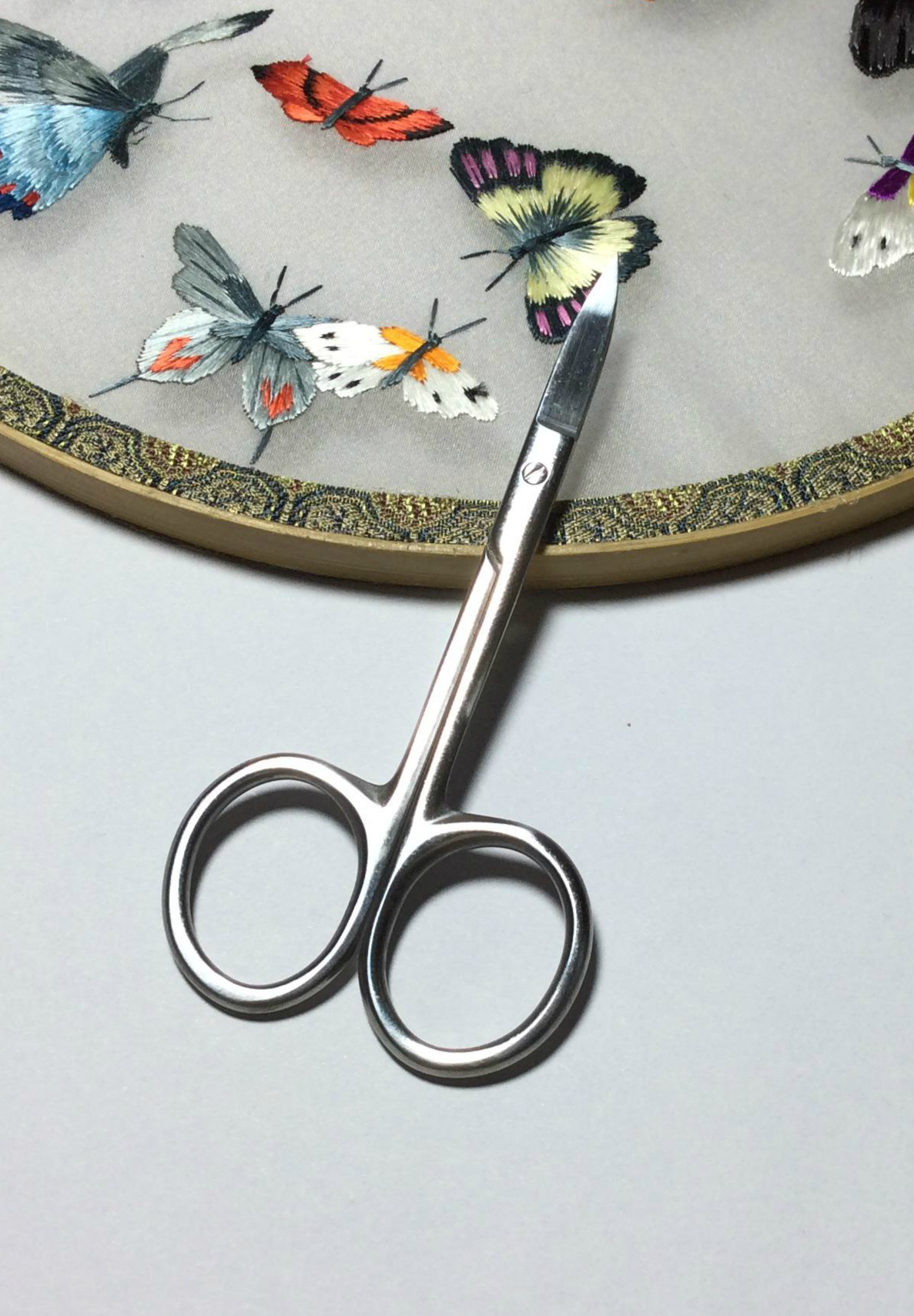 苏绣剪刀弯头不锈钢绣花剪DIY