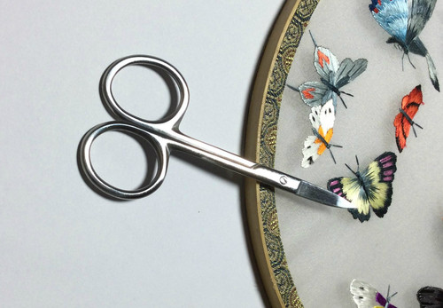 苏绣剪刀弯头不锈钢绣花剪DIY