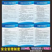 车间消防安全生产管理规章制度牌员工守则标识告示牌操作规程展板