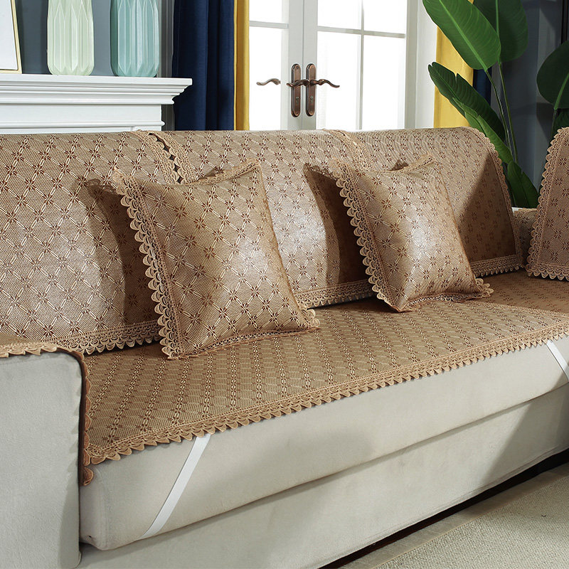 夏日清凉冰藤凉席沙发垫夏季布艺座垫真皮防滑沙发套罩藤竹盖巾,居家布艺,沙发垫,淘宝优惠券,粉丝福利购,淘宝优惠卷