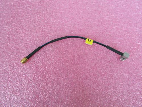 KAB1241 DC-6GHz SMA公-QMA公直角20CM射频同轴半柔电缆跳线