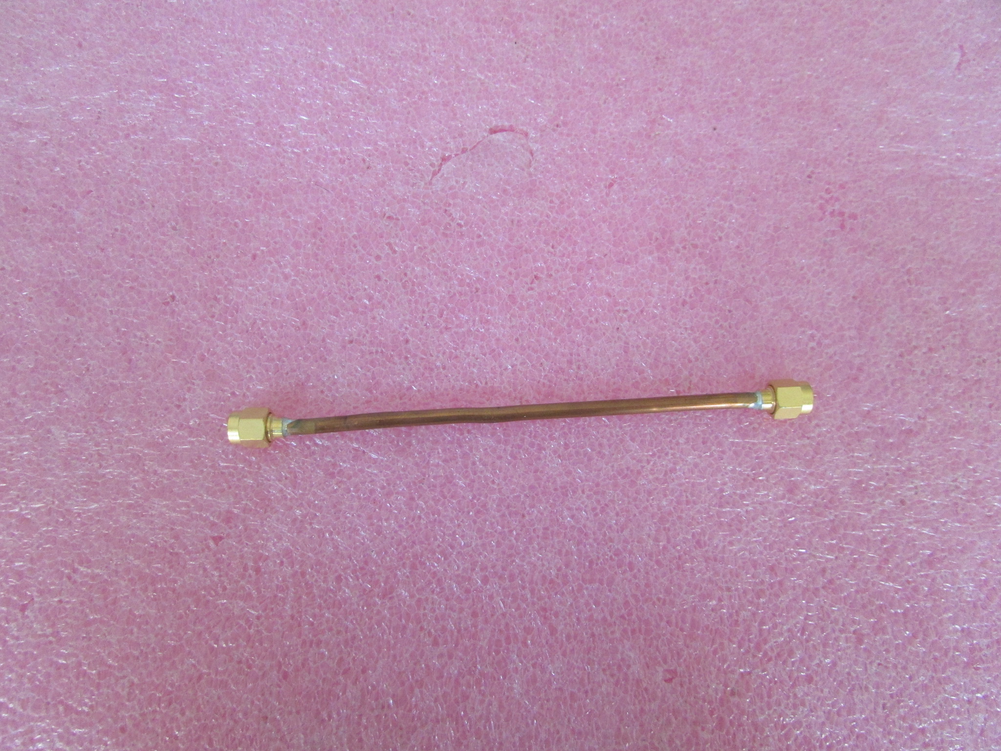 进口 DC-18GHz SMA公 10-19CM左右 射频微波同轴半钢电缆跳线