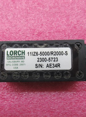 LORCH进口 11IZ6-5000/R2000-S 4-6GHz SMA母 射频同轴带通滤波器