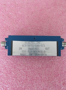 REACTEL 4C2-3232-100-S11 3.17-3.27GHz 射频同轴带通滤波器