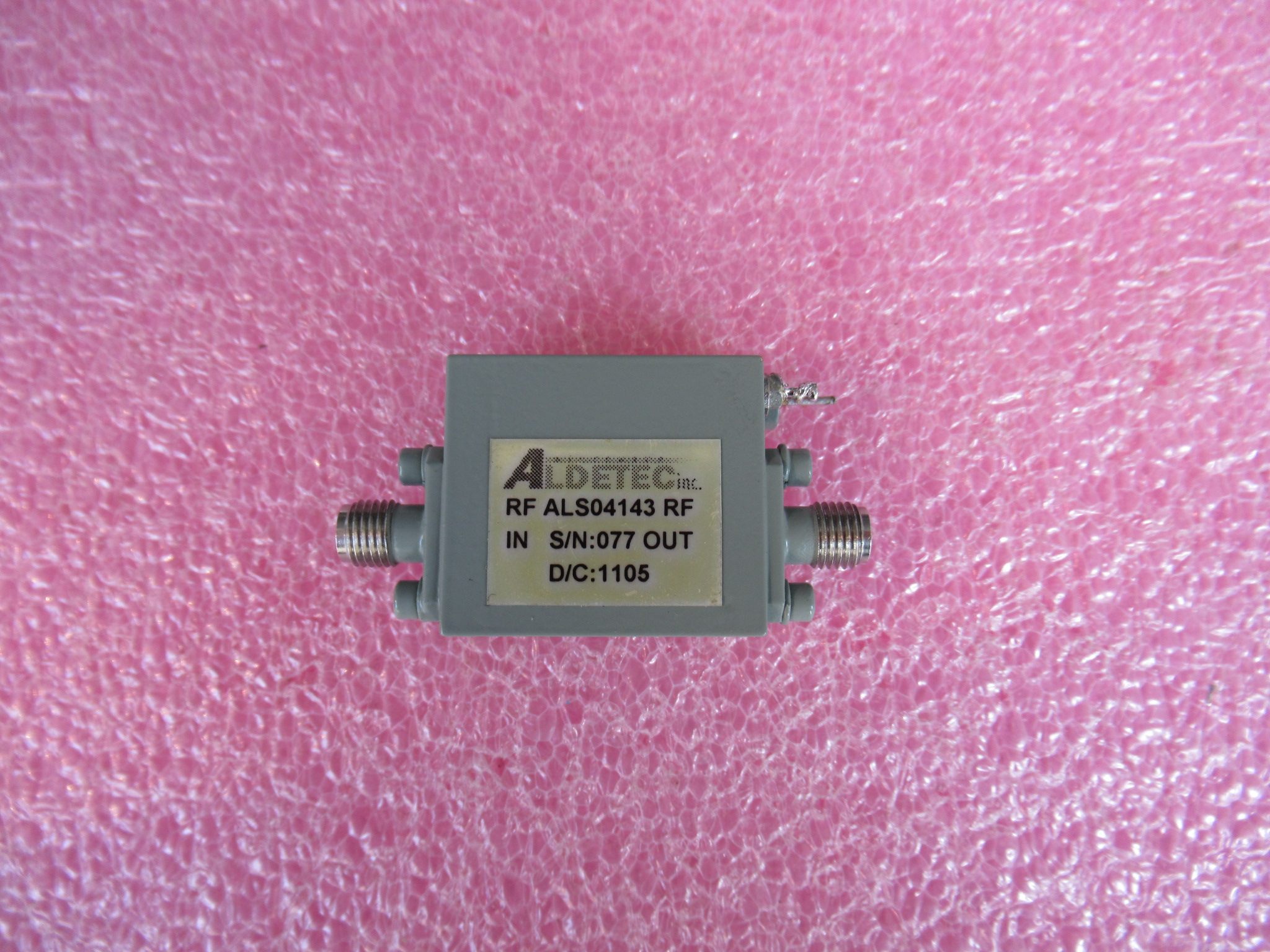 ALDETECINC进口ALS04143&nbsp;10-6000MHz 36dB&nbsp;SMA射频低噪声放大器